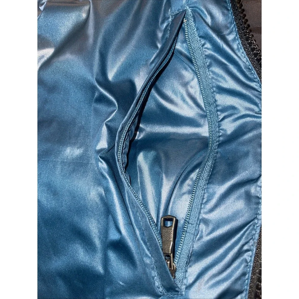 Banana Republic Down‎ Puffer Vest Men L Black (Zipper Needs Repair)